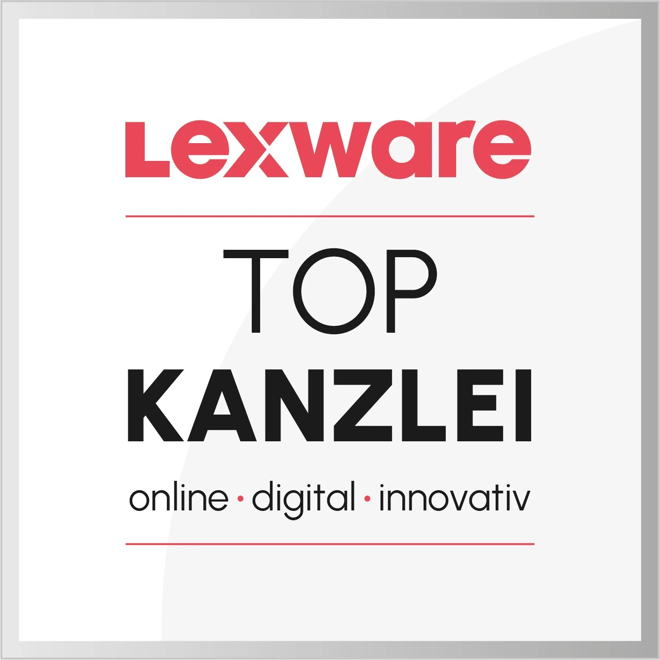 Siegel: Lexware TOP Kanzlei.